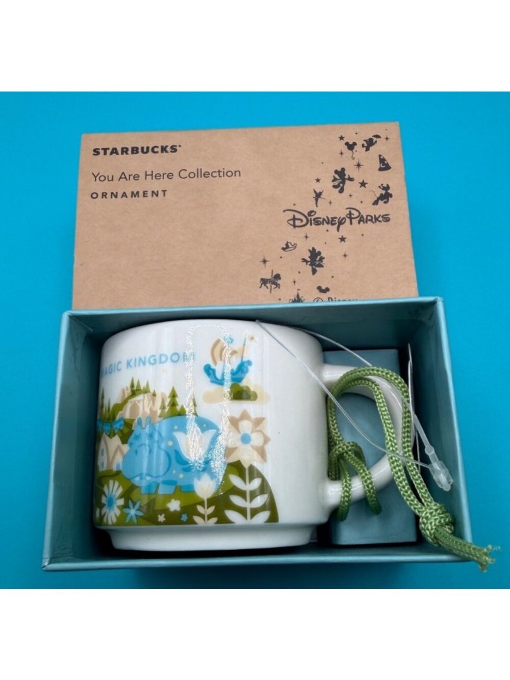 Disney Parks Starbucks‎ Magic Kingdom Ornament Mug 2nd Small Wolrd NIB - Picture 9 of 10